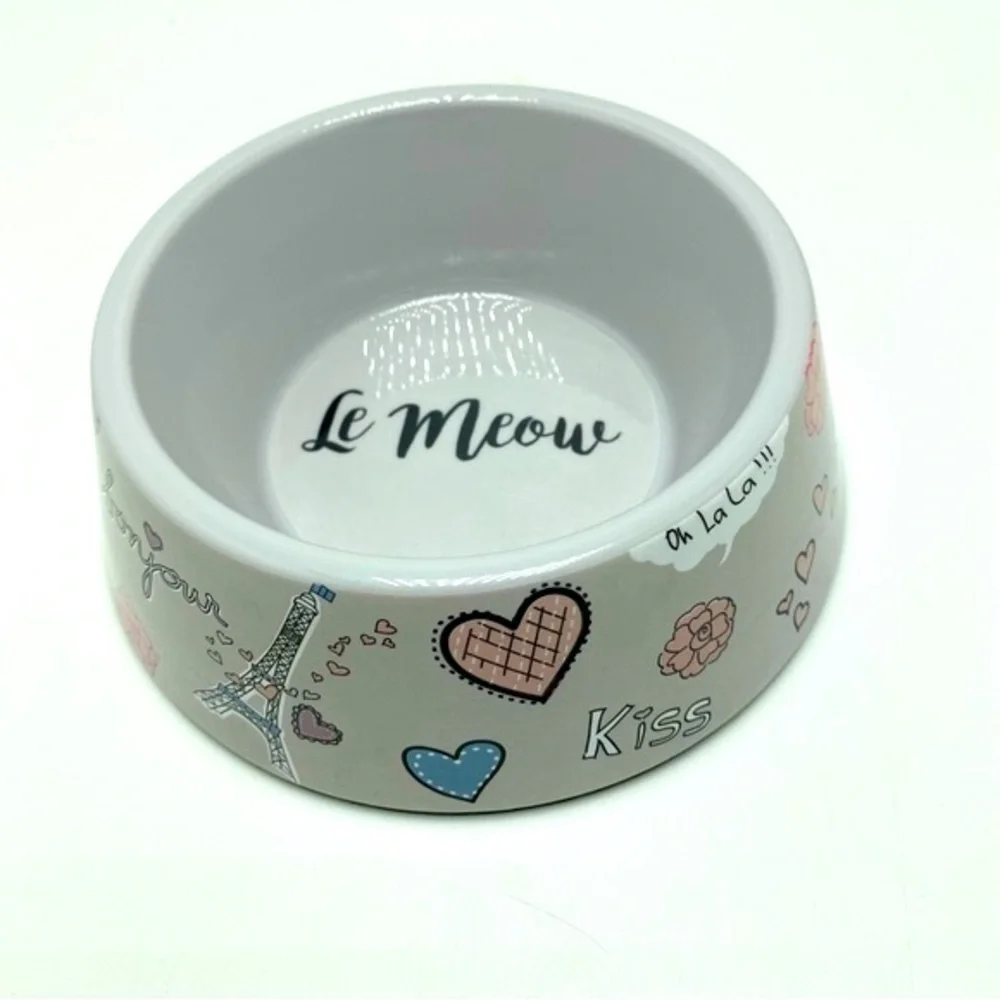 Whisker City Plastic LeMeow Dish